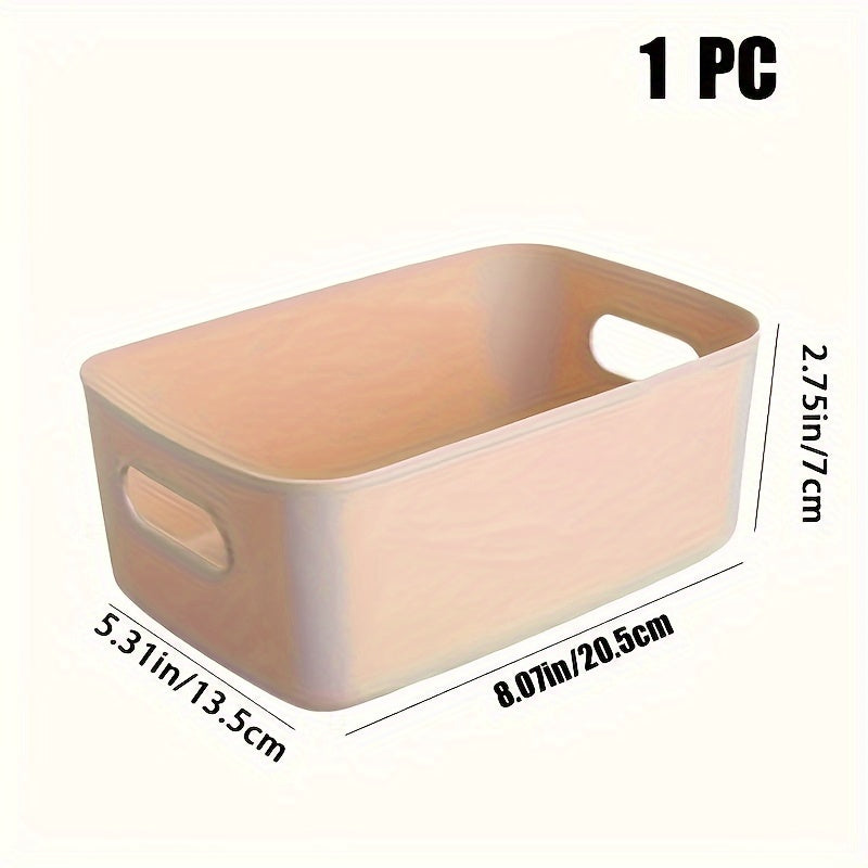 Desktop Plastic Storage Box for Office, Bathroom, Kitchen