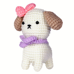 Crochet Material Package for Knitted Puppy Gift Ornaments