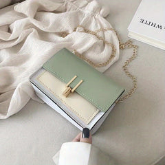 Casual PU Leather Shoulder Bag For Girls Mobile Phone Bag