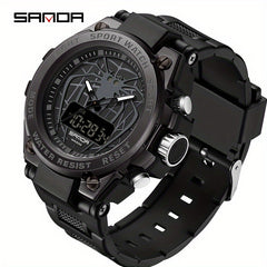 SANDA Men Outdoor Sports Watch with Function