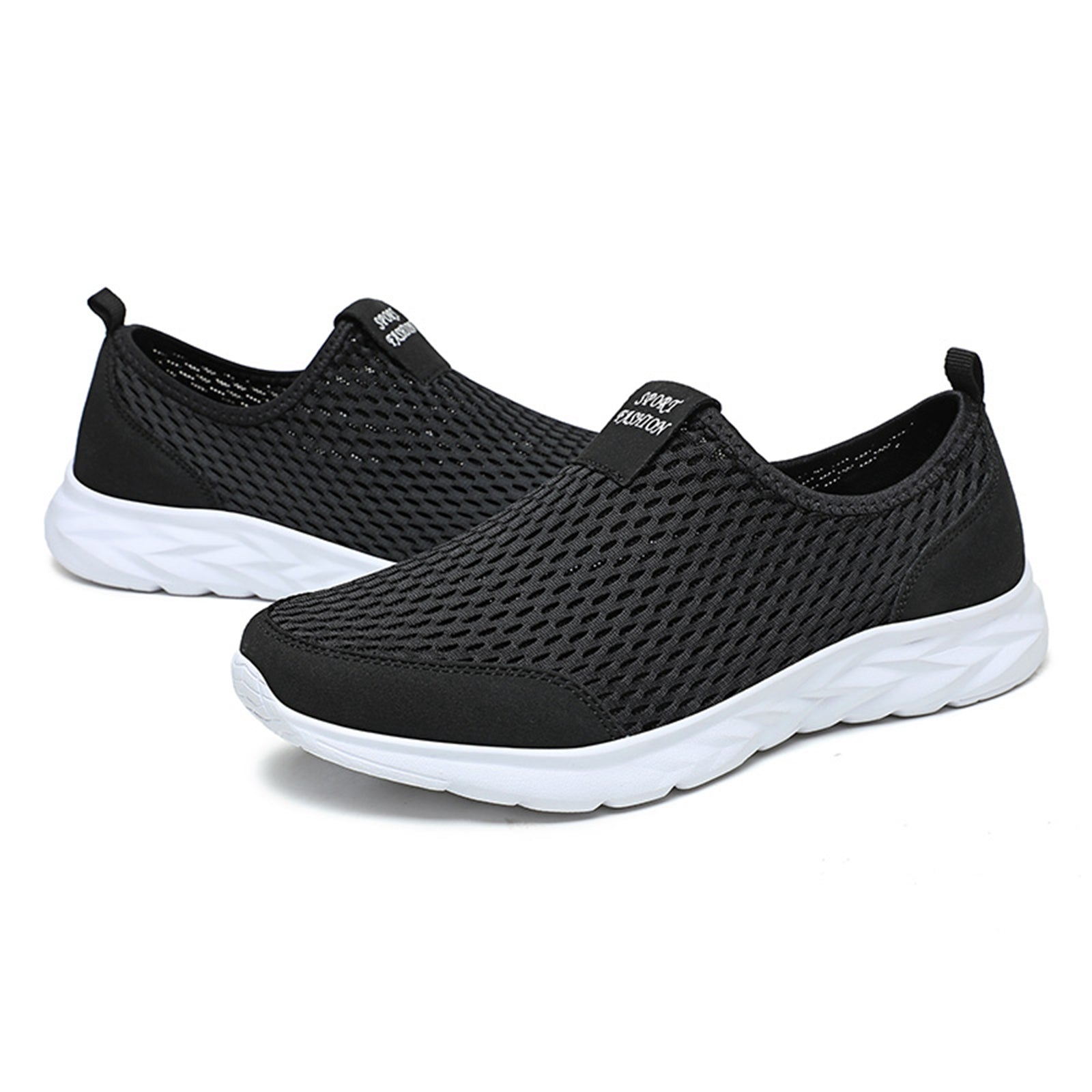 Men's Slip On Mesh Walking Shoes Breathable Lightweight