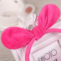 Vintage Bow Plush Earmuffs Soft Warm Winter Ear Muffs for Women