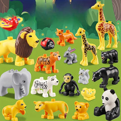 Animal Building Block Set DIY Educational Toy - Forest and Polar Animals