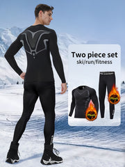 Men's Compression Thermal Outfit Warm Fleece Base Layer