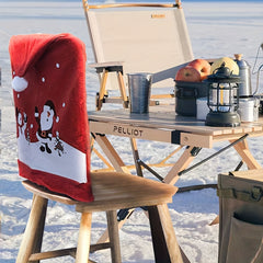 Christmas Chair Cover Stool Back Cover Holiday Chair Cover Christmas Decorations