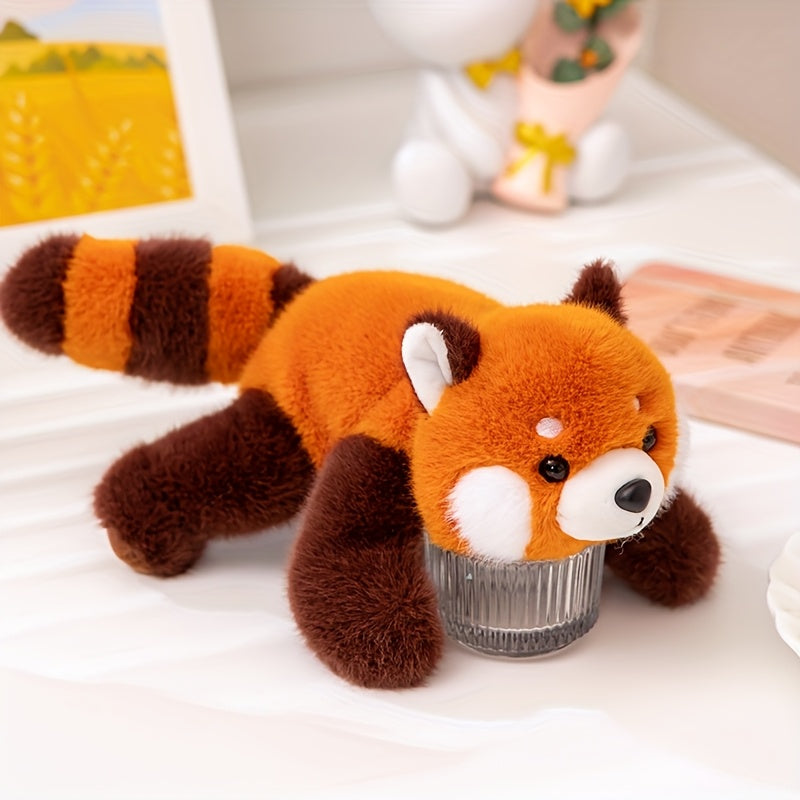 Lesser Panda Plush Toy Raccoon Doll Can Pose in Three Different Positions