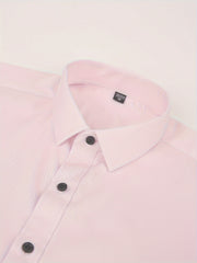 Men's Long Sleeve Casual Lapel Shirt for Spring/Fall
