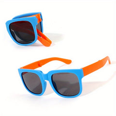 Children's Folding Bicolour Sunglasses UV Protection