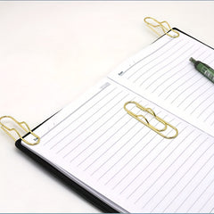 5pcs Metal Pen Clips Paper Clip Stationery Tool