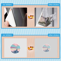 61PCS York Vinyl Stickers Waterproof Scrapbook Journaling Laptop Skateboard