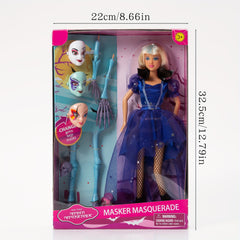 Halloween Doll Face Change Functional Mask Gift