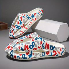 Men's/Women's Clogs Garden Shoes Lightweight Sandals Letter Print