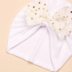 Plain Chiffon Bow Baby Turban Hat for Everyday Use