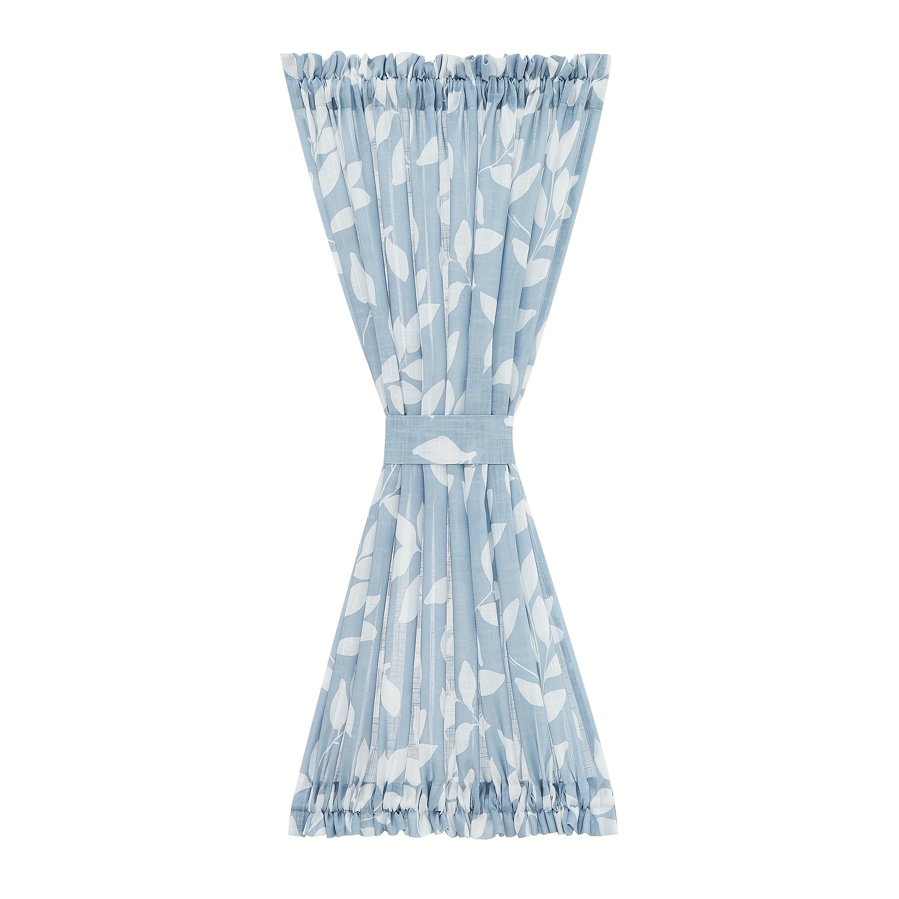 Leaves Printed American Style Partition Curtain