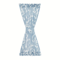 Leaves Printed American Style Partition Curtain