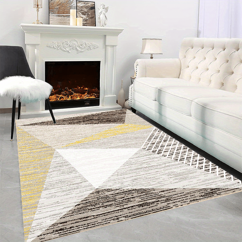 Fluffy Faux Wool Area Rugs Non slip Modern Large Carpet