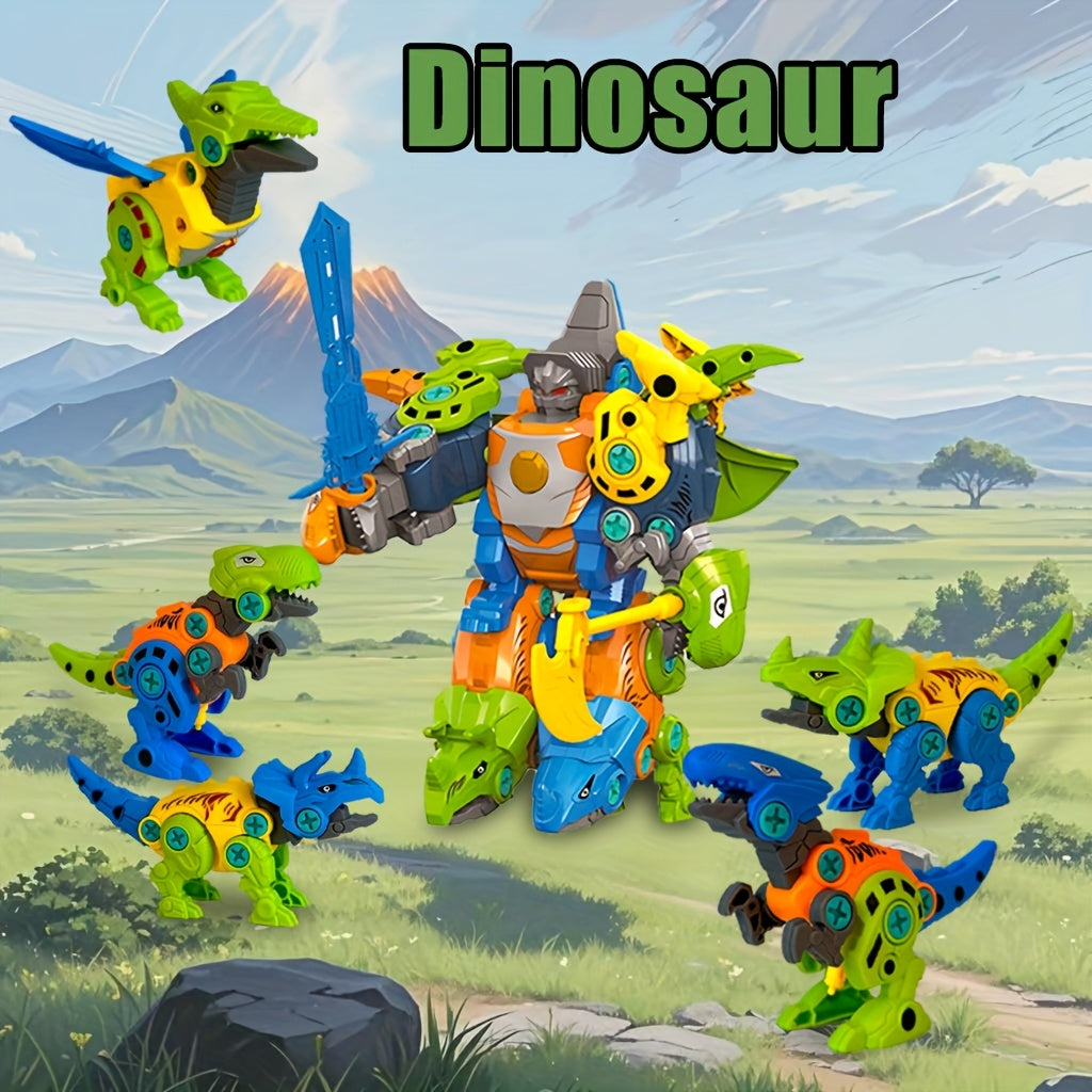 DIY Dinosaur Toy Building Blocks for Kids Mini Model Kit Educa
