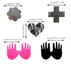 5 Pairs Disposable Nipple Pasties Self Adhesive Women's Lingerie
