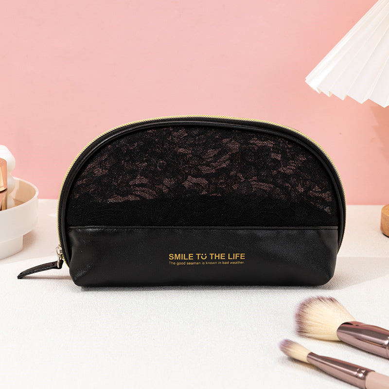 Spacious Lace Makeup Bag for Beauty Products