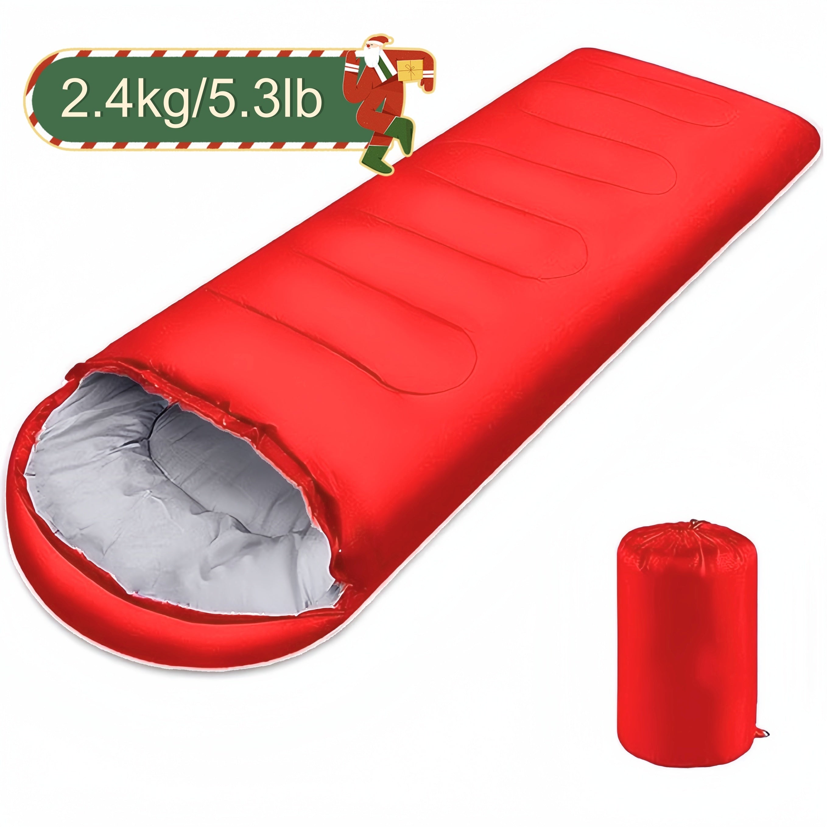 Winter Camping Waterproof Sleeping Bag for Men Women with Compression Bags