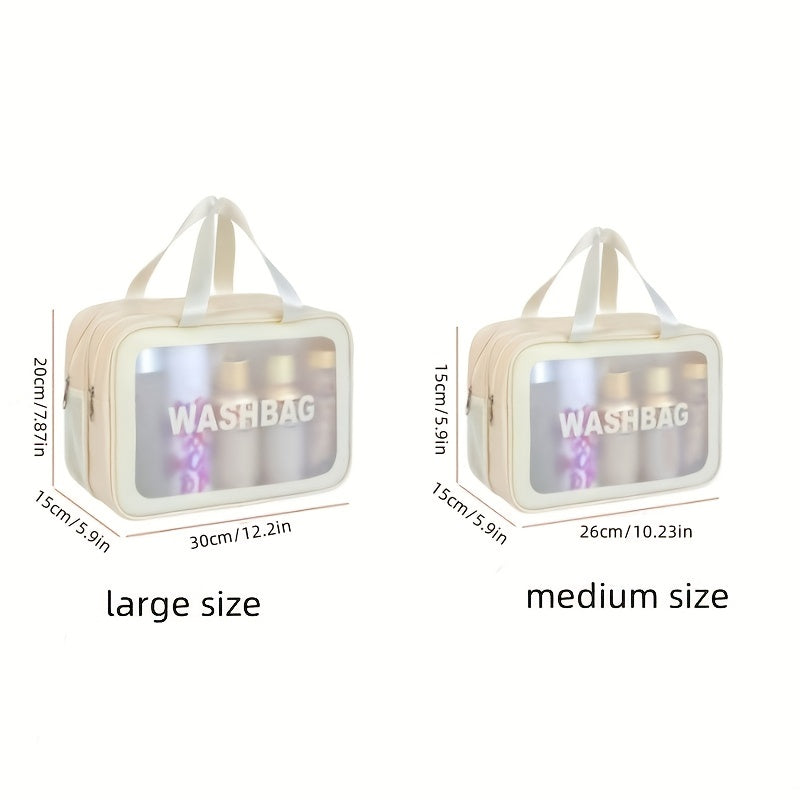 Waterproof Travel Toiletry Bag Translucent Makeup Bag
