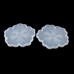 6pcs Silicone Sakura Tea Tray Coaster Mold for DIY Epoxy Resin Molds