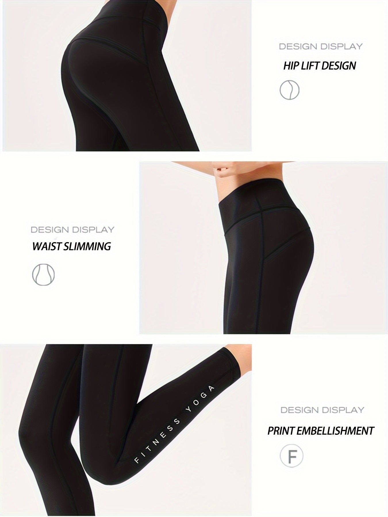 Slimming Yoga Leggings High Waist Quick Drying Yoga Pants Women's Activewear
