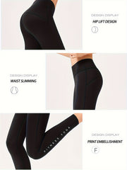 Slimming Yoga Leggings High Waist Quick Drying Yoga Pants Women's Activewear