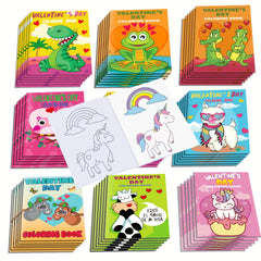 12pcs Colorful DIY Coloring Doodle Book for Classroom Exchange & Party Favors