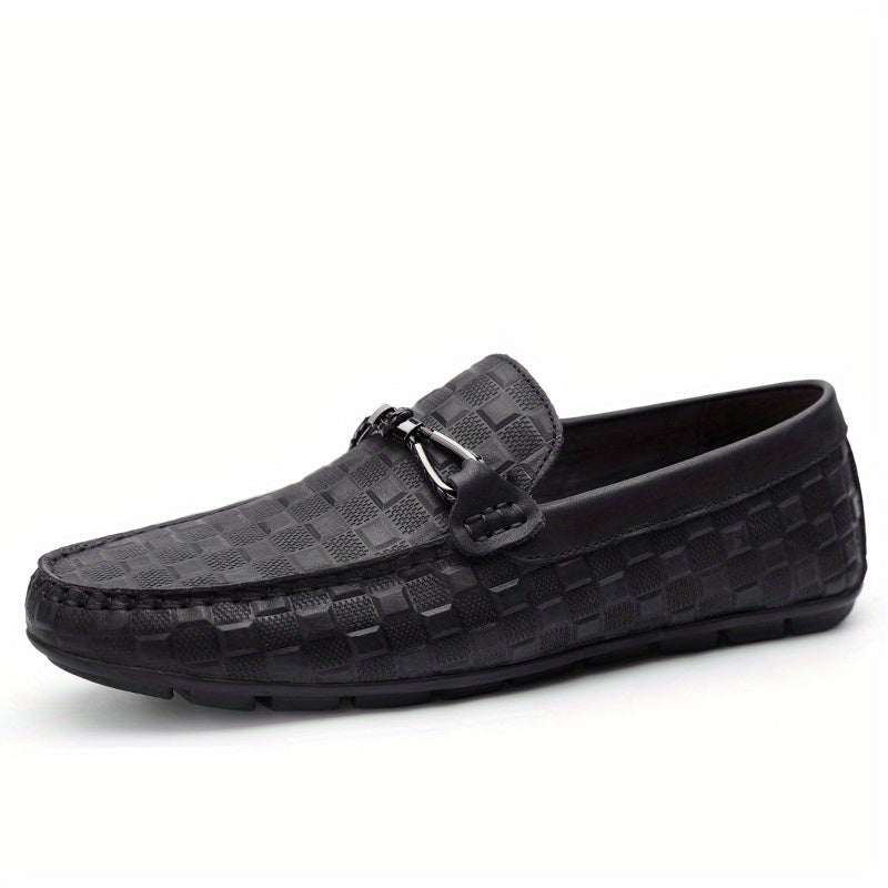 Men's Plaid Loafers Sneakers