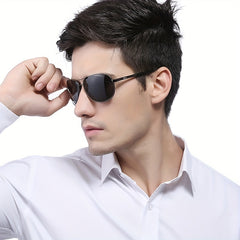 Men's Polarized Aviator Sunglasses Vintage Toad Mirror UV400
