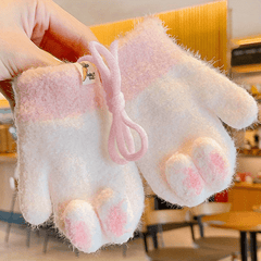 Warm & Fluffy Baby Gloves for Autumn & Winter