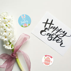 500PCS Easter Bunny Egg Self-adhesive Decorative Labels Stickers