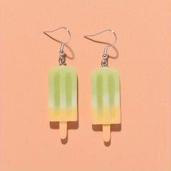 Ice Cream Block Earrings for Girls