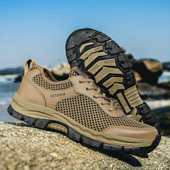 Men's Breathable Mesh Sneakers for Hiking Climbing