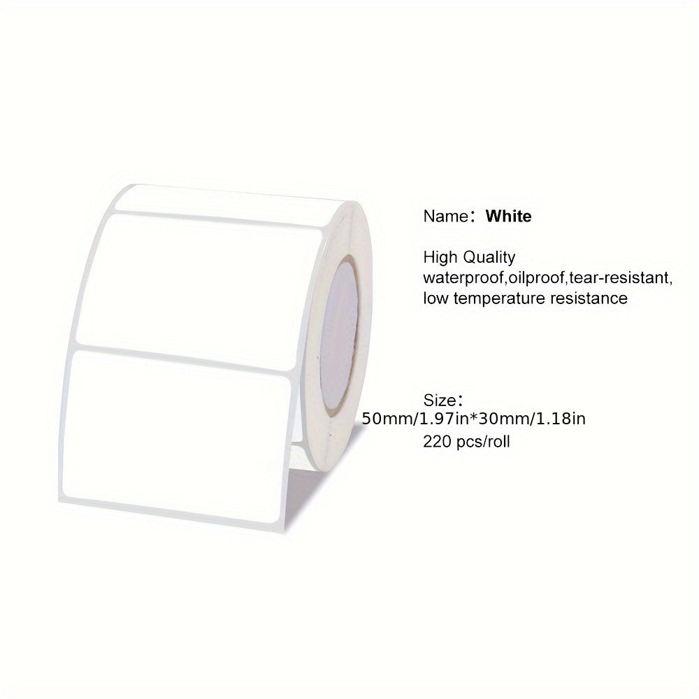 Thermal Stickers Labels Roll Barcodes Inventory Christmas Stickers