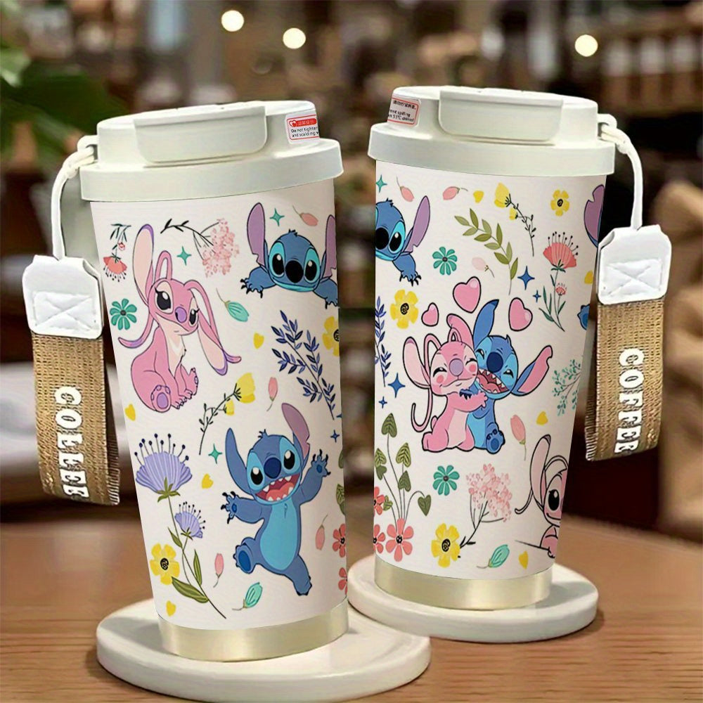 Stitch 18oz Stainless Steel Travel Mug - Leak Proof Vacuum Insulated Coffee Cup
