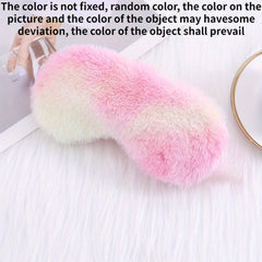 Soft Plush Eye Mask for Comfortable Sleep