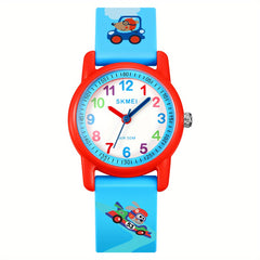 Kids' Waterproof Cartoon Quartz Watch