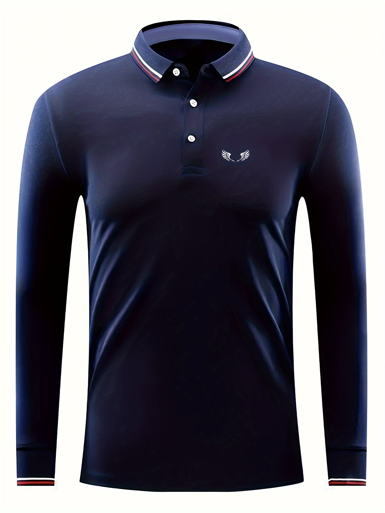 Men's Long Sleeve Lapel Sports Shirt Top For Spring Fall Winter