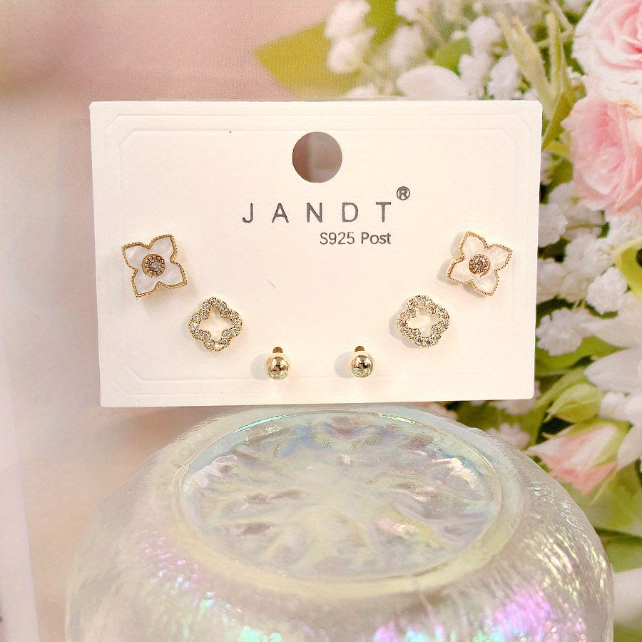 Four Leaf Clover Earrings for Kids