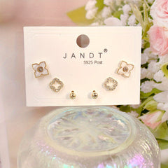 Four Leaf Clover Earrings for Kids