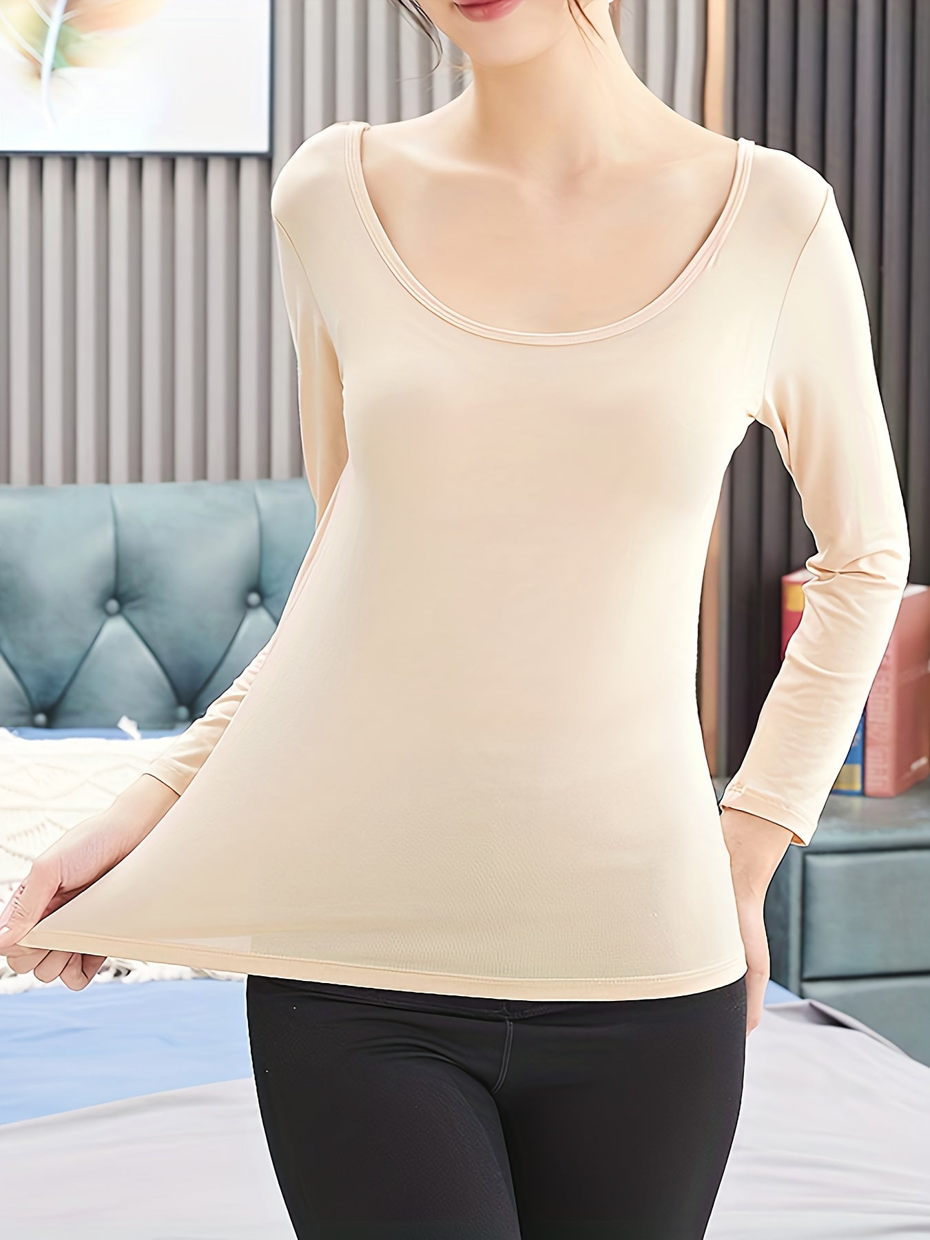 Soft Thermal Crew Neck Top Women's Lingerie
