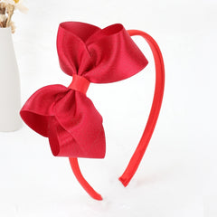Girls Red Bow Headband Hairband Hoops Christmas Year Hair Accessories