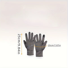 Outdoor Riding Warm Waterproof Touch Screen Gloves Anti slip