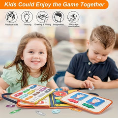 Busy Board Montessori Sensory Toy Educational Travel Toy Fine Motor Skills