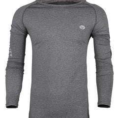 Men's Thermal Compression Sports Shirt Long Sleeve Crew Neck Baseball Base Layer