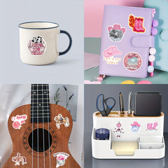 110 Vinyl Stickers Mixed Cartoon Decals for Laptop Water Bottle Luggage Fridge