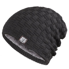 Men's Padded Knitted Cap for Winter