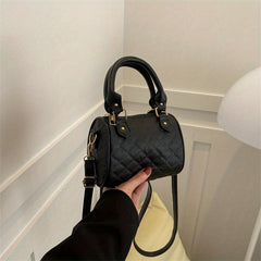 Argyle Boston Handbag Vintage Crossbody Bucket Purse
